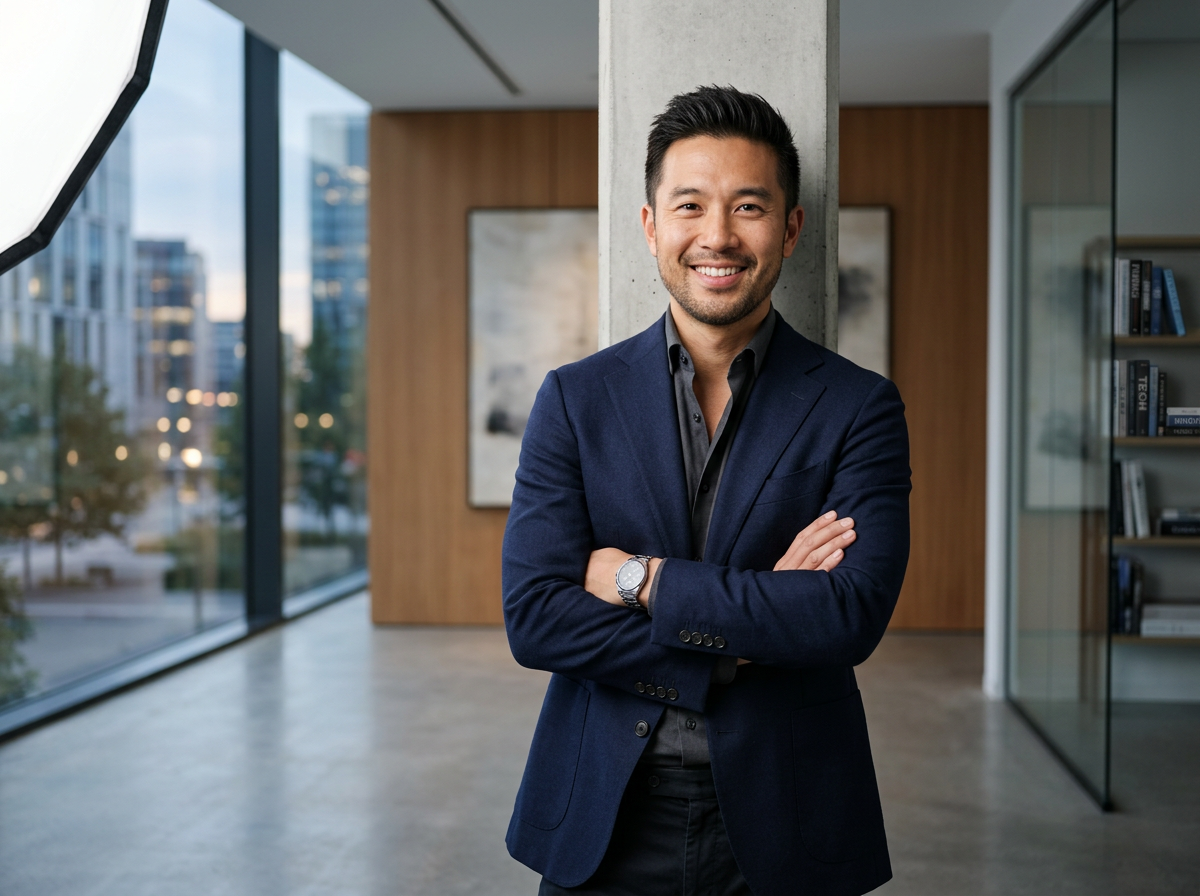 Tech founder executive branding portrait